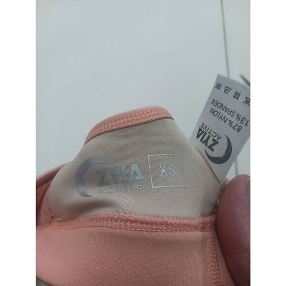 Zyia grid bra size extra small Color peach - Picture 3 of 3